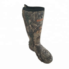 Knee High Wellington Camo Neoprene Rubber Hunting Boots